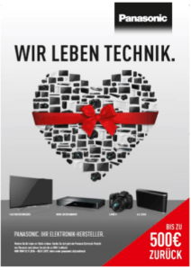 Elektronik von Panasonic bei Herrenhäuser Lichtwerke mit cashback