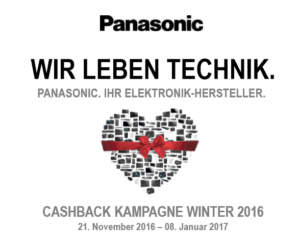 Elektronik von Panasonic bei Herrenhäuser Lichtwerke GmbH mit cashback