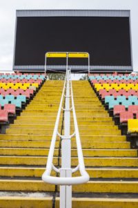 LED Videowand in einem Stadion